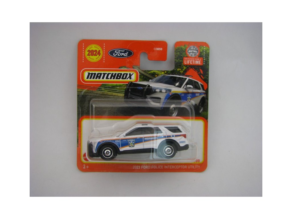 Ford Police Interceptor Utility 2023 70 Years Matchbox blister