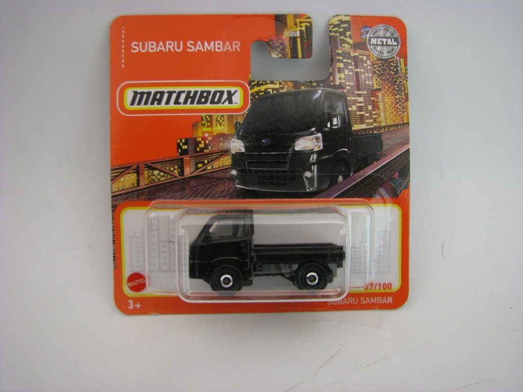 Subaru Sambar Matchbox Blister