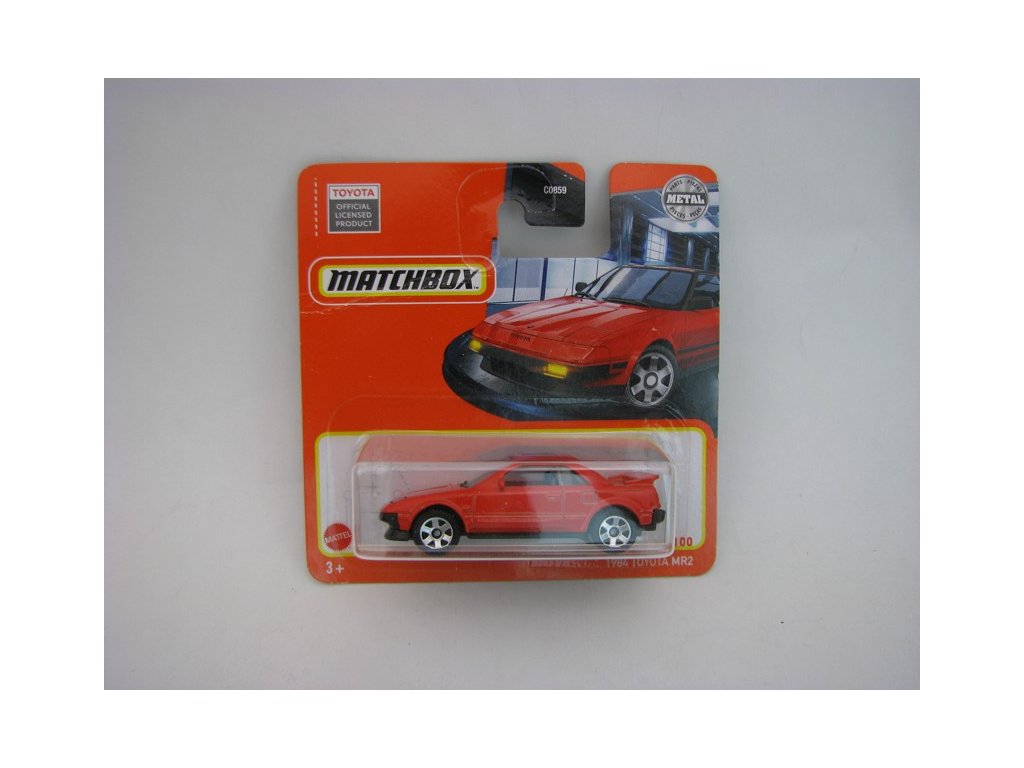 Toyota MR2 1984 Red Matchbox Blister