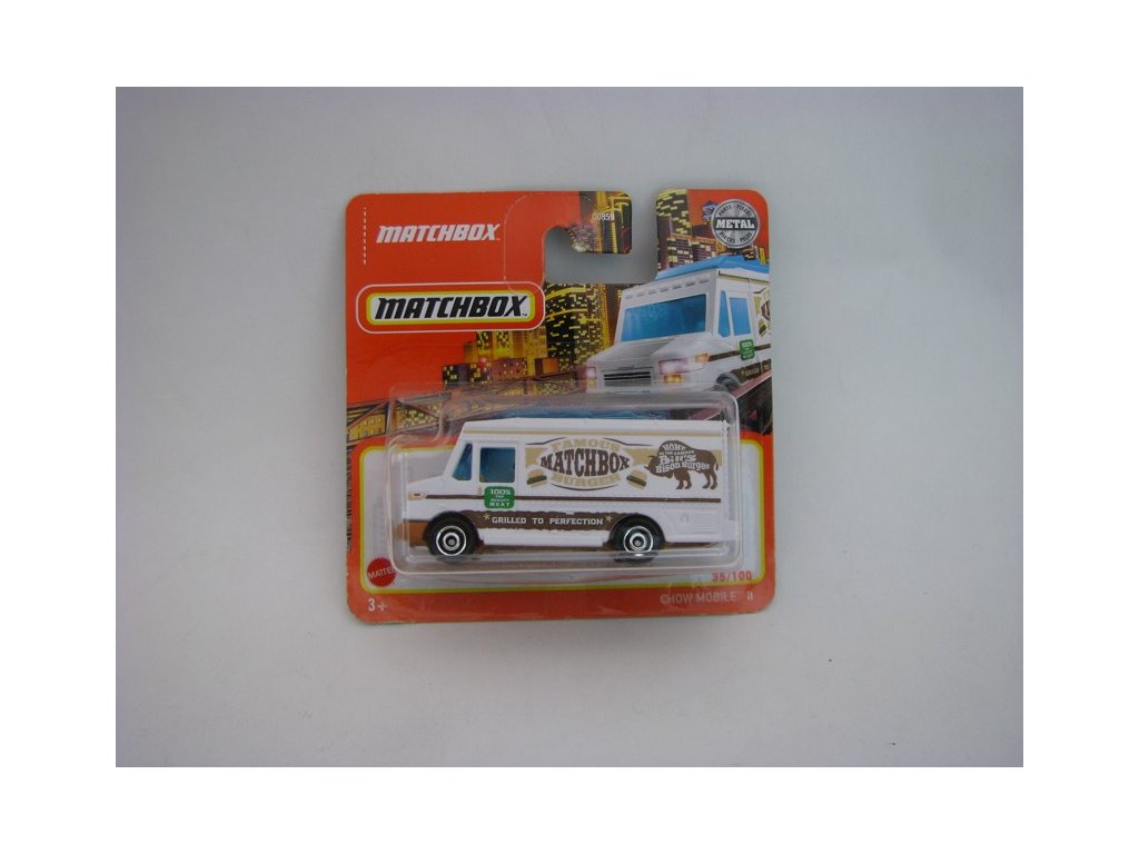 Chow Mobile II Famous Burger Matchbox Blister