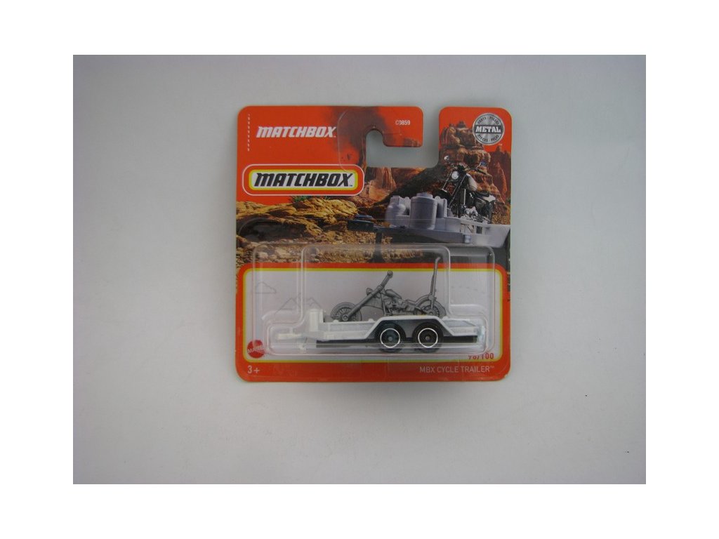 MBX Cycle Trailer Přívěs s motorkou Matchbox Blister