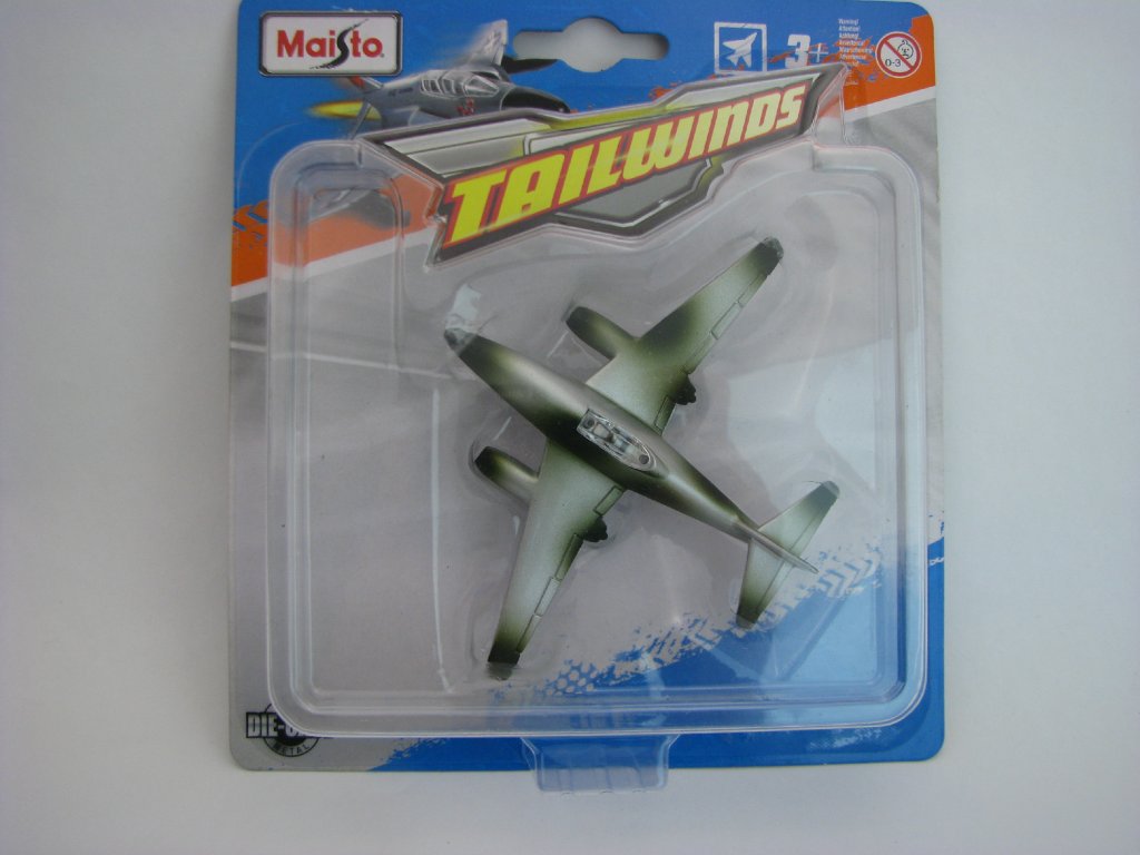 Letadlo Messerschmitt Me-262 Kamouflage Blister 9 cm Tailwinds Maisto
