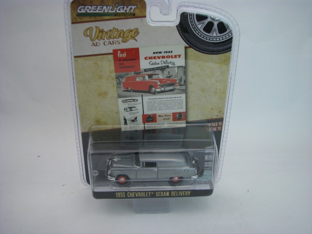 Chevrolet Sedan Delivery 1955 Vintage Ad Cars 1:64 Greenlight