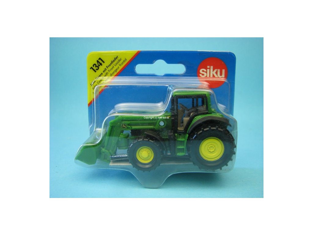 John Deere traktor s nakladačem Siku Blister 1341