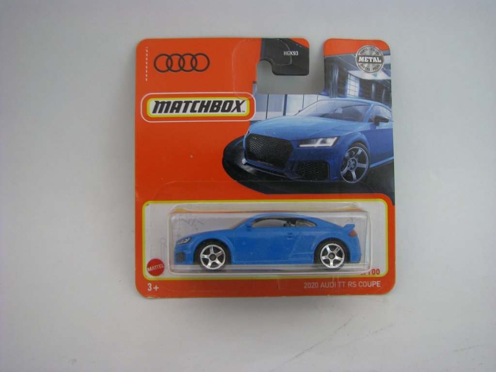 Audi TT RS Coupé 2020 Blue 16/100 Matchbox Blister