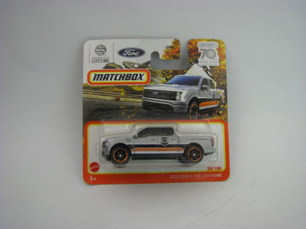 Ford F-150 Lightning 2022 70 Years Matchbox blister