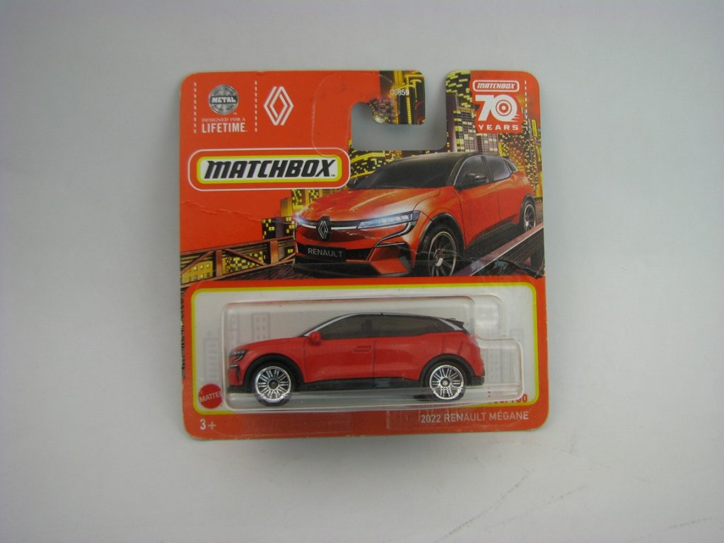 Renault Mégane 2022 Red 100/100 70 Years Matchbox blister
