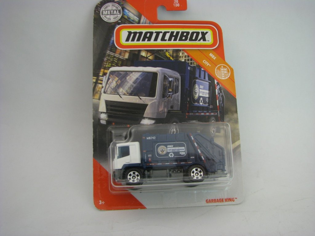 Garbage King Popeláři Blue 20/100 Matchbox Blister