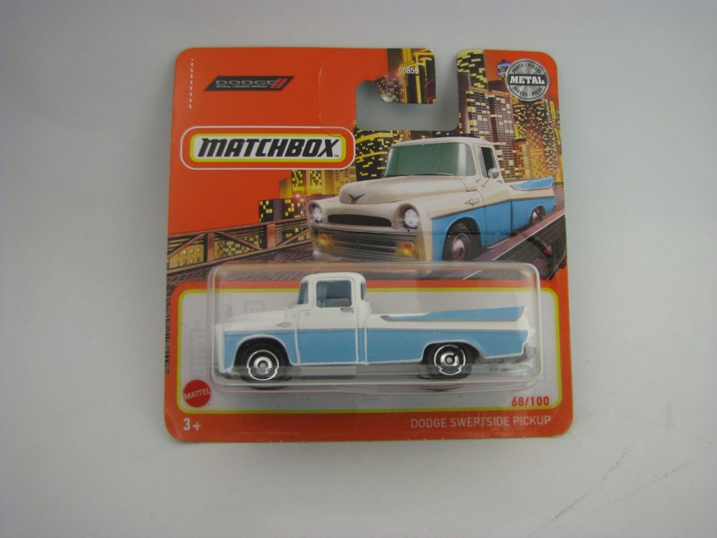 Dodge Sweptside 1957 Pick Up Blue 68/100 Matchbox blister