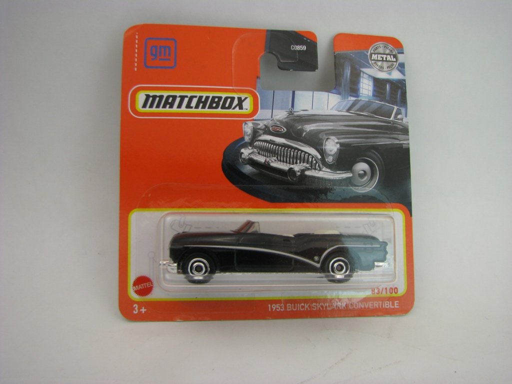 Buick Skylark Convertible 1953 Black 83/100 Matchbox blister