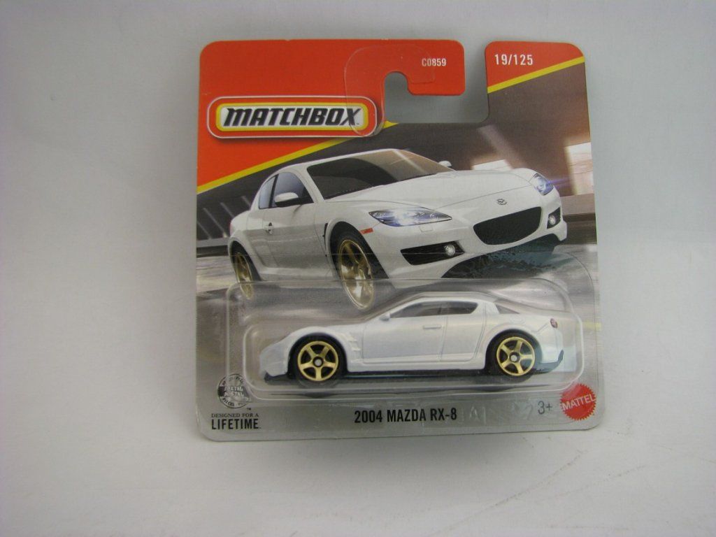 Mazda RX-8 2004 White Matchbox Blister