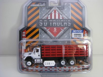 International WorkStar Stake Truck 2018 1:64 SD Trucks Greenlight 45050