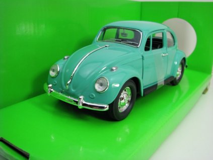 Volkswagen Beetle 1967 Green 1:24 Lucky Die Cast