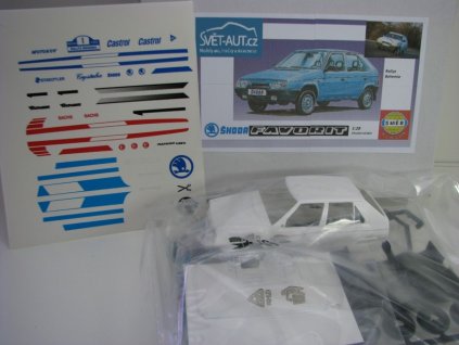 Škoda Favorit 1998 Rallye Bohemia stavebnice 1:28 Směr