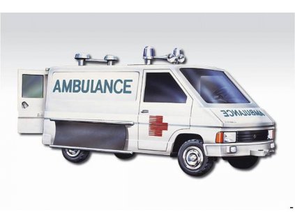 Renault Trafic Ambulance 1:35 Monti System Vista 0102-6