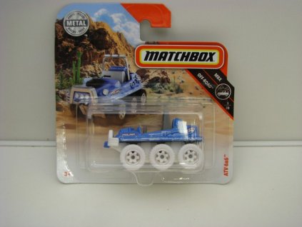 ATV 6x6 Polaris MBX Off-Road 3/20 Matchbox 2018 blistr