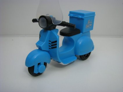 Skútr na setrvačník se světlem a zvukem modrý teddies