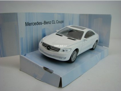Mercedes-Benz CL Coupé White 1:43 Mondo Motors