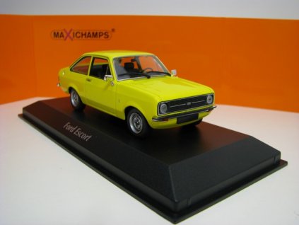 Ford Escort 1975 Yellow 1:43 MaXichamps