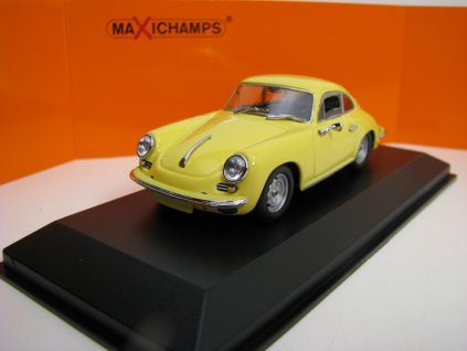 Porsche 356 C Carrera 2 1963 Yellow 1:43 Maxichamps