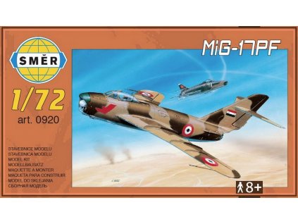 Letadlo MIG 17PF stavebnice 1:72 Směr