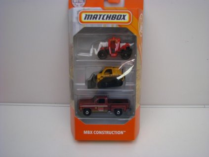 Autíčko Angličák Matchbox MBX Cobstruction 3 pack