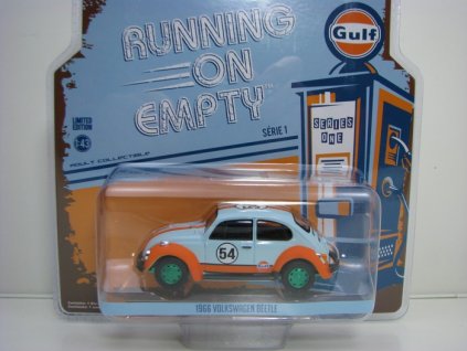 Volkswagen Beetle 1966 Gulf 1:43 Greenlight Running On Empty série 1