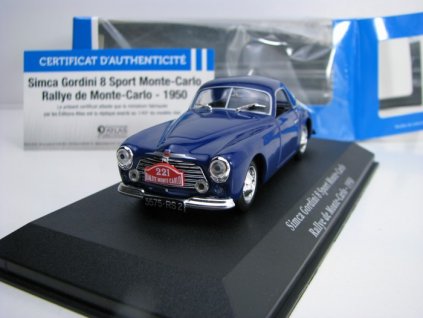 Simca Gordini 8 sport Monte Carlo 1950 Atlas Edition