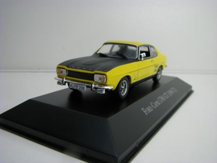 Ford Capri 1700 GT 1969-72 Yellow/Black 1:43 Atlas Edition