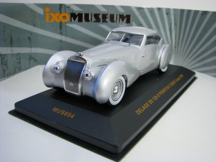 Delage D8 120-S Sportout Aero Coupe 1937 silver 1:43 Ixo