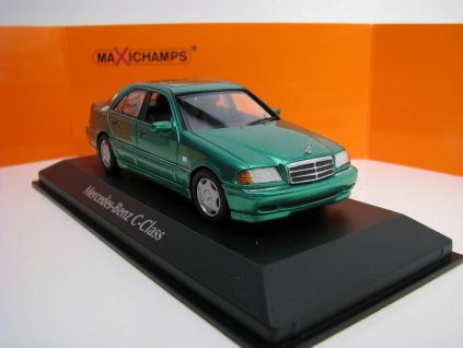 Mercedes-Benz C-Class 1997 Grenn metallic 1:43 Maxichamps