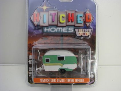Caravan Catolac Deville Travel Trailer 1959 series seven 1:64 Greenlight