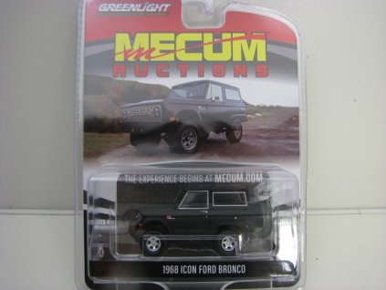 Ford Bronco Icon 1968 1:64 Greenlight Mecum Auctions series 4
