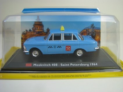 Moskvič 408 Taxi Saint Petersburg 1964 1:43 Atlas