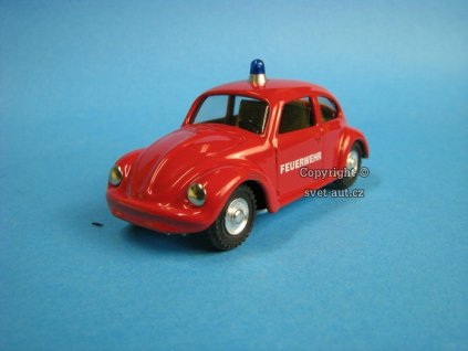 Volkswagen Beetle Brouk 1200 Feuerwehr 1:32 Kovap Plechové hračky