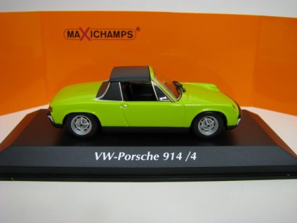 VW-Porsche 914/4 1972 Green 1:43 Maxichamps