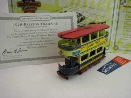 Preston Tram Car 1920 Birmingham England YET01-M