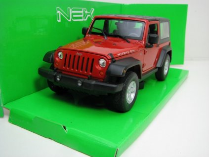Jeep Wrangler Rubicon 2007 se střechou 1:24 Welly