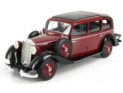 Mercedes-Benz 260D Pullman Landaulet Closed 1936 red 1:18 Triple 9 Collection