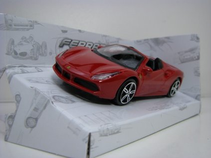 Ferrari 488 Spider 2016 Red 1:43 Race & Play Bburago