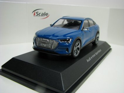 Audi e-tron sportback Blue 1:43 i Scale