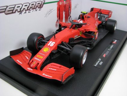Ferrari F1 SF1000 No.16 Leclerc Austrian GP 2020 Matto Red 1:18 Bburago