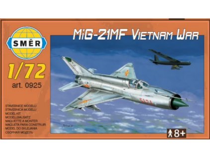 Letadlo Mikoyan MIG-21MF Vietnam War stavebnice 1:72 Směr 0925