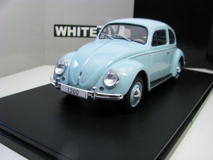 Volkswagen Beetle 1200 1960 Blue 1:24 White Box 124055