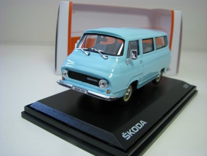 Škoda 1203 mikrobus 1974 světle modrá 1:43 Reedice Abrex