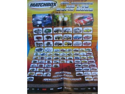 Katalog plakát Matchbox 2005