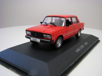 Lada 2105 1983 red 1:43 Atlas