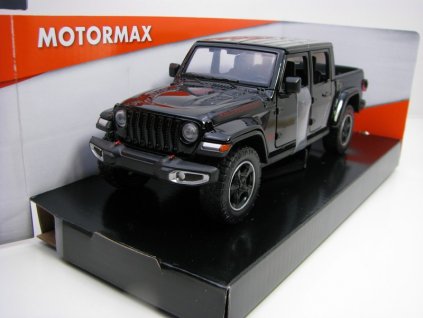 Jeep Gladiator Rubicon Hard Top 2021 Black 1:27 Motor Max