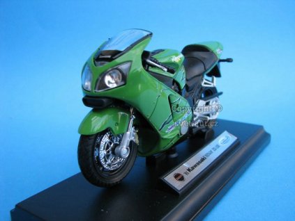 Kawasaki Ninja ZX-12R green 1:18 Welly