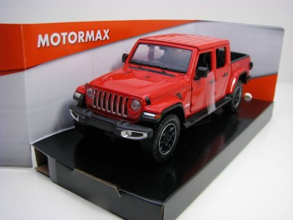 Jeep Gladiator Overland Hard Top 2021 Red 1:27 Motor Max